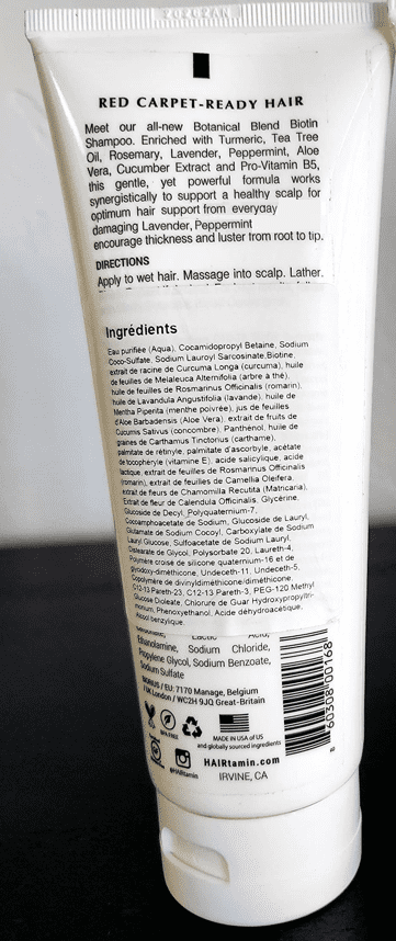 HAIRtamin® Biotin Shampoo – Promotes Stronger, Thicker-Looking Hair for Enhanced Volume and Health