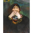 thumbnail image 2 of Filipp Malyavin 15x18 Gold Ornate Wood Frame and Double Matted Museum Art Print Titled - Laughing Baba, 2 of 4