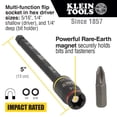 thumbnail image 3 of Set de destornilladores de impacto Klein Tools 32768 con conector SAE, 3 of 9