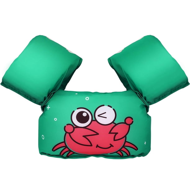 Banda para el brazo de natación para niños, Chaleco de natación para niños Dibujos animados lindos Alas de natación Piscina Flotadores Manga Niños pequeños Deportes acuáticos Aprendizaje Equ