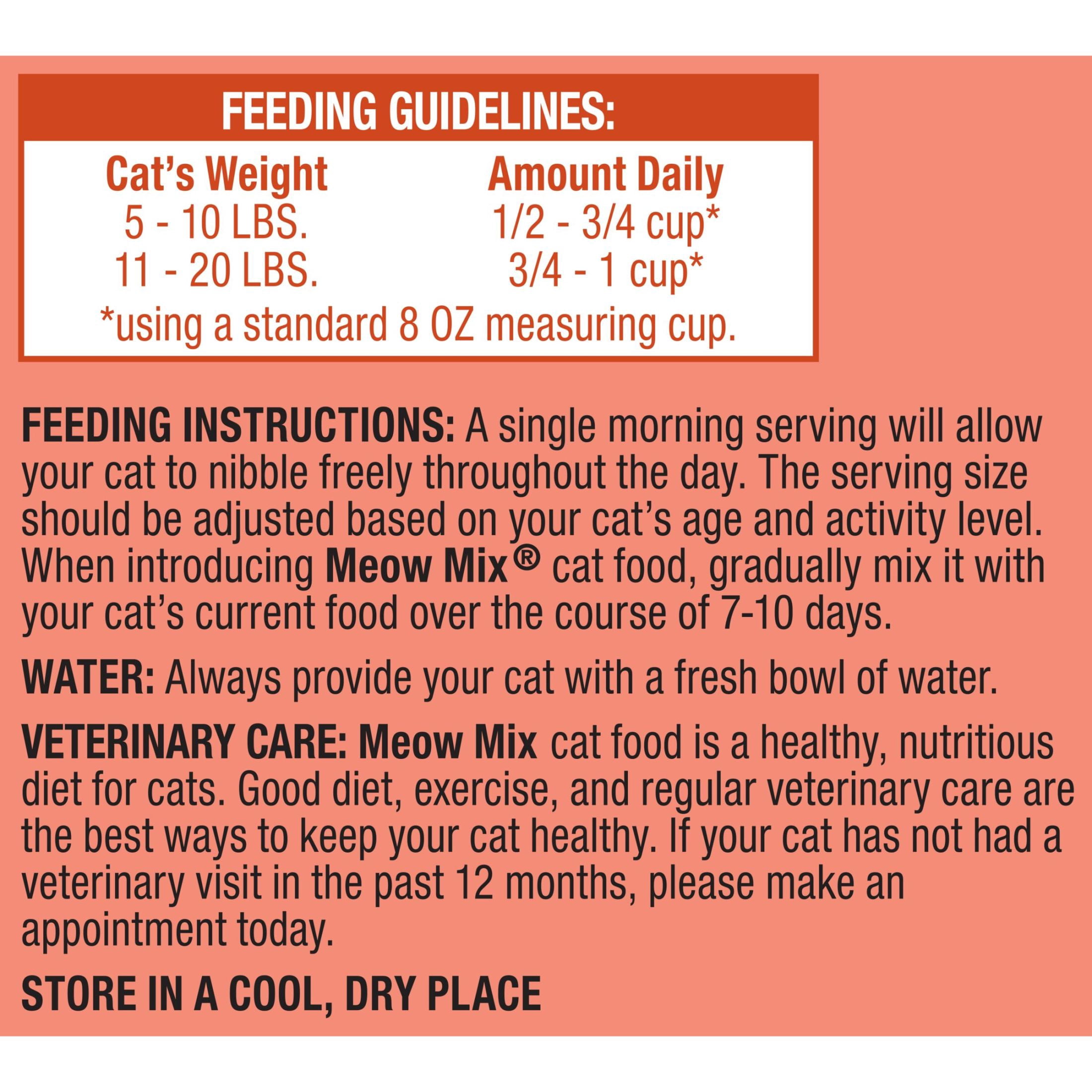 (3 pack) Meow Mix Gravy Bursts, Savory Salmon Flavor Kibble Mix, Gravy Filled Dry Cat Food, 3 lb. Bag