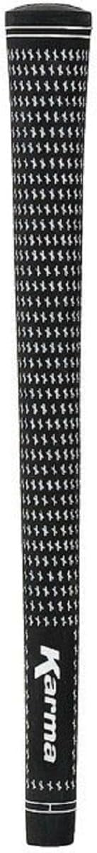 Karma Velour Black Standard Ribbed Golf Grips 9-Piece Bundle