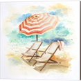 thumbnail image 2 of Great Art Now Umbrella On The Beach by Patricia Pinto 2 Piece Canvas Art Set Each 14W x 14H, 2 of 3