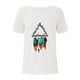 thumbnail image 4 of Moda Mujer Causal Rounk Cuello Impresión Blusa Manga corta Hollow Out Camiseta Verano Tops Fridja bn5757, 4 of 8