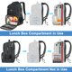 thumbnail image 3 of Mochila MATEIN para portátil de 17 pulgadas con fiambrera, puerto USB, resistente al agua, 3 of 7