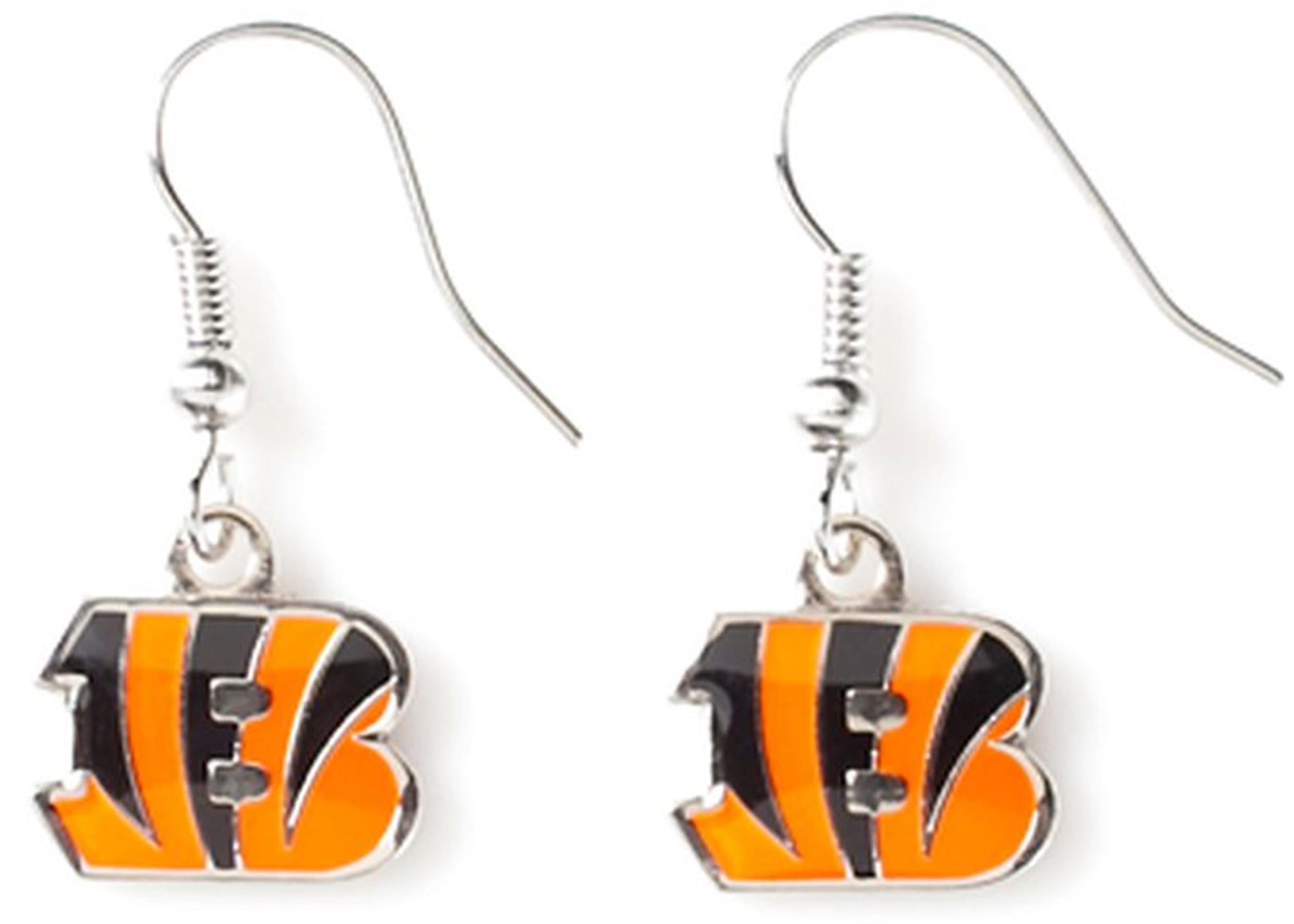 NFL Earrings Dangle Charm Team Logo PICK YOUR TEAM w/Gift Box