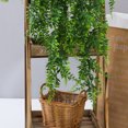 thumbnail image 3 of Ounissouiy 2 piezas de plantas artificiales de ratán colgantes de vid plantas de vid falsa hojas de plástico verde ramas jardín de pared Decoración, 3 of 6