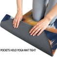 thumbnail image 3 of Orange Blue Tie Dye Mandala Pattern Hot Yoga Mat Towel Non Slip for Hot Yoga - Quick-Drying Yoga Mat Cover with 4 Corner Pockets with Travel Bag - Hot Yoga Towel Non Slip 70"x26", 3 of 6