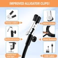 thumbnail image 3 of Soldering Helping Hands, 10X Magnifying Glass with light and Stand PCB Holder, Soldering Station Third Hand Tools Magnifier with Thickening Alligator Clip Large Magnetic Base for Repair Hobby Crafts, 3 of 8