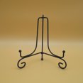 thumbnail image 2 of 2pcs Black Wrought Iron Plate Bracket Desktop Dish Holder Decorate Crafts Display Rack for Home Decoration (4 Inch), 2 of 8