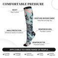 thumbnail image 3 of Bixox Butterflies Skull Bows Print Compression Socks,Compression Socks Women & Men Circulation for Medical,Running,Athletic, 3 of 7