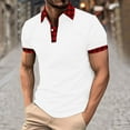 thumbnail image 4 of Felirenzacia Men’s Performance Golf Polo Shirt, Short Sleeve Stretch Fit Moisture Control Top, White,M, 4 of 5