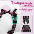 thumbnail image 3 of Arnés para perros Rabbitgoo, ajustable, sin tirones, rosa intenso, S, 3 of 8