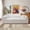 White + Boucle + 4 Seat, variant on Marshmallow Cloud Compressed Sofa, 102.7" Oversized with Two Cushions, Modern Soft Boucle Sofa for Living Room, Apartment