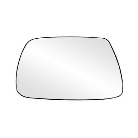 88265 - Fit System Driver Side Non-heated Mirror Glass w/ backing plate, Jeep Grand Cherokee 05-10, 5 1/ 16" x 8 7/ 8" x 8 1/ 4"