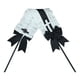 thumbnail image 3 of Accesorios para el cabello para mujer, diadema de boda, lazo de encaje, tocado para fiesta nupcial diaria Negro, 3 of 9