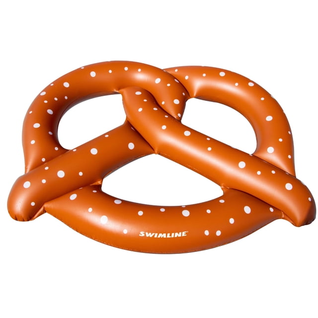 Asiento flotante inflable Swimline Giant Pretzel para niños