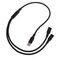 thumbnail image 4 of lanema Type-C 1 to 2 Car Charging Cable with 2 Micro USB Splitter Suitable For 2 Phones, 4 of 12