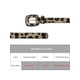 thumbnail image 4 of CINTURONES RETRO IMPRESOS DE LEOPARDO PARA MUJERES INSPIRE CHIC, ANCHO DE 0.7" CINTURÓN DE CUERO SINTÉTICO DE PELUCHE PARA PANTALONES VAQUEROS Y VESTIDOS 44.9x0.7" (LxA) NEGRO CAQUI, 4 of 6