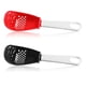 thumbnail image 3 of Cucharas de cocina Cucharas resistentes al calor Triturador de ajo Alimentos Agua Aceite Drenaje de jugo Herramientas de molienda Utensilios de cocina Rojo Negro 2 piezas sidaley HA009224-03, 3 of 6