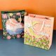 thumbnail image 3 of Bolsa de regalo para niños con pintura al óleo, caja de regalo, bolsa de papel, bolsa de regalo portátil para cumpleaños, recuerdo, azul, 3 of 5