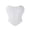 White, variant on Glitter Corset Tops for Women Breathable Mesh Going out Strapless Bustier Crop Top