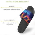 thumbnail image 3 of GZHJMY Stylish Slides for Women Men, Evening on The Beach with Palm Trees Soft Flexible Slip-on Sandals Slippers, 3 of 7