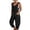 Black, variant on Overalls for Women Casual Barrel Wide Leg Bib Pants Loose Sleeveless Jumpsuit with Pockets,Light Blue