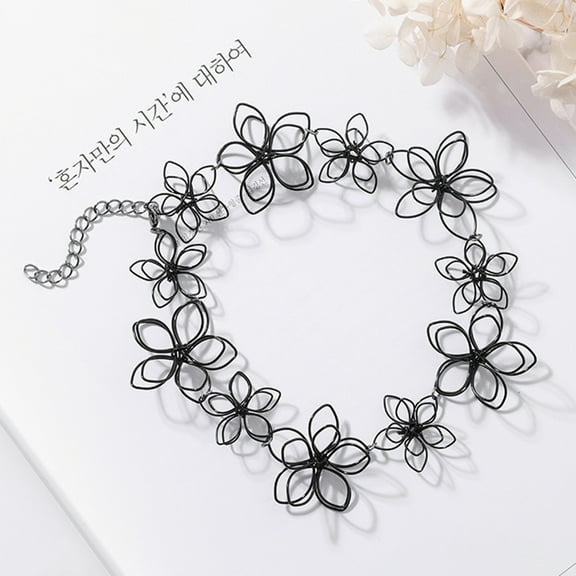 WHAMVOX  Collarbone Chain Necklace Bib Jewelry Layer for Women Miss Woman