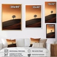 thumbnail image 4 of Designart "Abstraction Photography: Autumn Sunset" Minimalism Floater Framed Canvas Wall Art, 4 of 5