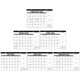 thumbnail image 3 of Office Monthly Calendar Wall Mountable Rectangular Shape Simple And Plain Style 1Set, 3 of 5