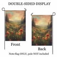 thumbnail image 2 of Welcome Watercolor Abstract Flower Garden Flag Double Sided, Floral Decorative House Yard Outdoor Summer Small Flag Decor Seasonal Outside Decorations 12 x 18, 2 of 5