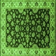 thumbnail image 1 of Ahgly Company Indoor Square Oriental Green Industrial Area Rugs, 7' Square, 1 of 4