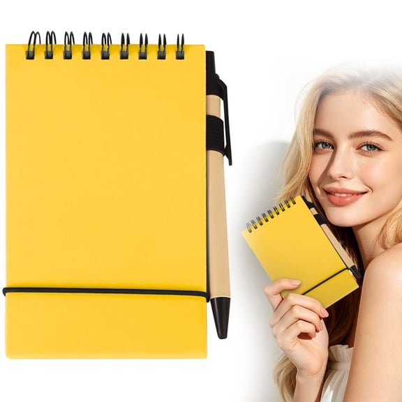 Pocket Notebook & Mini Sketchbook 3x5 in–Small Sketch Pad with Built-in Pen, Tearable Blank Pages, Pocket Sketchbook for teachers, Office Supplies, Studying Essentials,Classroom Must Haves