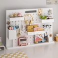 thumbnail image 1 of Desk Pegboard Small Pegboard Desk Back Panel, Pegboard Combination Kit, Workstation Shelves Display Shelf, for Office, Desk, Workbench(57 * 38cm), 1 of 7