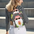 thumbnail image 6 of Rateoe Summer Gnome 1 Pattern Canvas College Laptop Backpack,Travel Daypack,Durable Rucksack Travel Notebook Bag School Backpack Book Bag for Men Women-Medium, 6 of 7