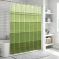 thumbnail image 5 of Green Wood Grain Shower Curtain Set - Extra Long 72" x 96" Washable Bathtub Curtain with 12 Hooks, Ombre Rustic Retro Wooden Plank Waterproof Fabric Stall Shower Curtains for Bathroom/Bathtub Décor, 5 of 6