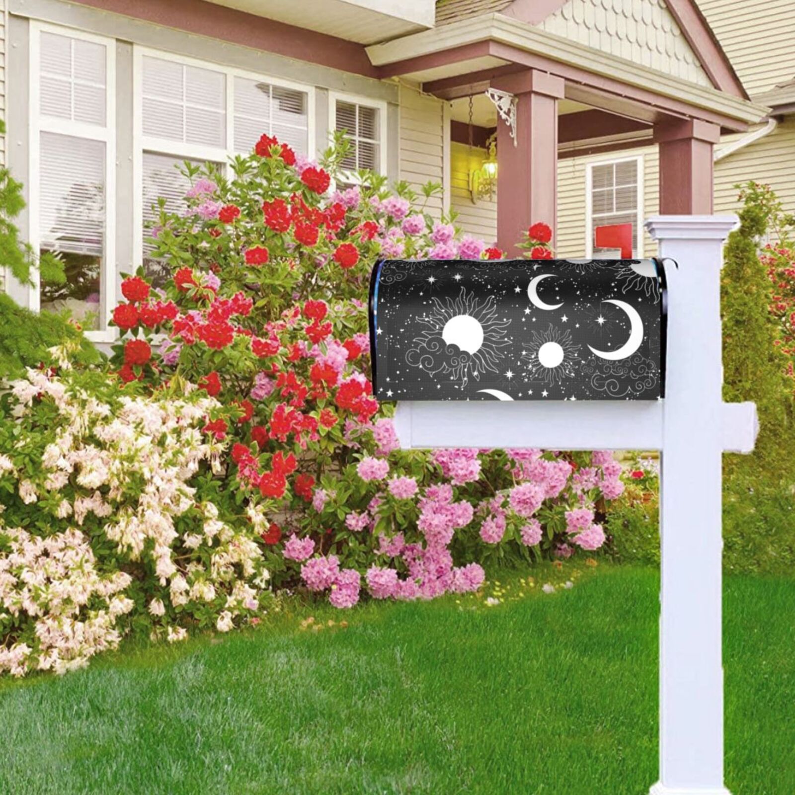 Kdxio Magnetic Mailbox Cover 25.5x21 in Mailbox Cover Outdoor Decoration Holiday Mailbox Covers for Home Garden Yard-25.5x21 in