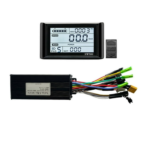 ROZYARD 30A Three Modes Sine Wavy Controller and SW900 LCD Display Meter For eBikes