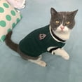 thumbnail image 4 of Disfraz liso para mascotas, ropa para gatos, chaqueta de otoño e invierno, suéter navideño para perros pequeños, gatos, gatitos, ropa, chaleco para cachorros, atuendo para gatitos, 4 of 5