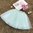 thumbnail image 6 of Tisuna Sequin Skirt For Girls Child Elastic Waist Layer Ruffled Skirt Elegant Lightweight Girls Festival Carnival Dance Outfits Blue Size 5-6 Years, 6 of 6