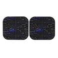 thumbnail image 7 of Xecao Mathematica Science for Foldable Car Sun Shades (2-Pack) offer sun protection with an easy-fold design for convenient windshield shading., 7 of 7