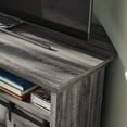Whalen Allston Barn Door Corner TV Stand for TVs up to 55", Gray