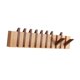 thumbnail image 4 of Perchero de pared para piano, gancho decorativo para pared de entrada, abatible, para colgar toallas, abrigos, sombreros, sala de estar 10 claves, 4 of 9