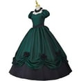 thumbnail image 3 of Women's Gothic Victorian Rococo Dress Civil War Southern Belle Tea Party Ball Gown Medieval Evening Dress, 3 of 7