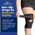 thumbnail image 6 of Brace Direct Deluxe Plus Size Internal Hinged Knee Brace | Adjustable ROM Support for Bariatric Patients Up to 8XL, 6 of 7