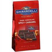 Ghirardelli Squares Spicy Caramel Dark Chocolate, 5.3 Oz.