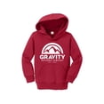 thumbnail image 1 of Gravity Outdoor Co. Chandail à Capuchon pour Tout-Petit - Logo Blanc - Rouge - 2T, 1 of 2