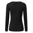 thumbnail image 3 of JJ Perfection Women's Long Sleeve Crew Neck Pullover Sweater with Plus Size, 3 of 3