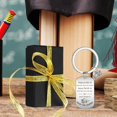 thumbnail image 4 of 2025 Graduation Gifts Grad Keychain Souvenirs with Gift Box Glitter Ribbon Inspirational Gifts for College Masters, 4 of 7